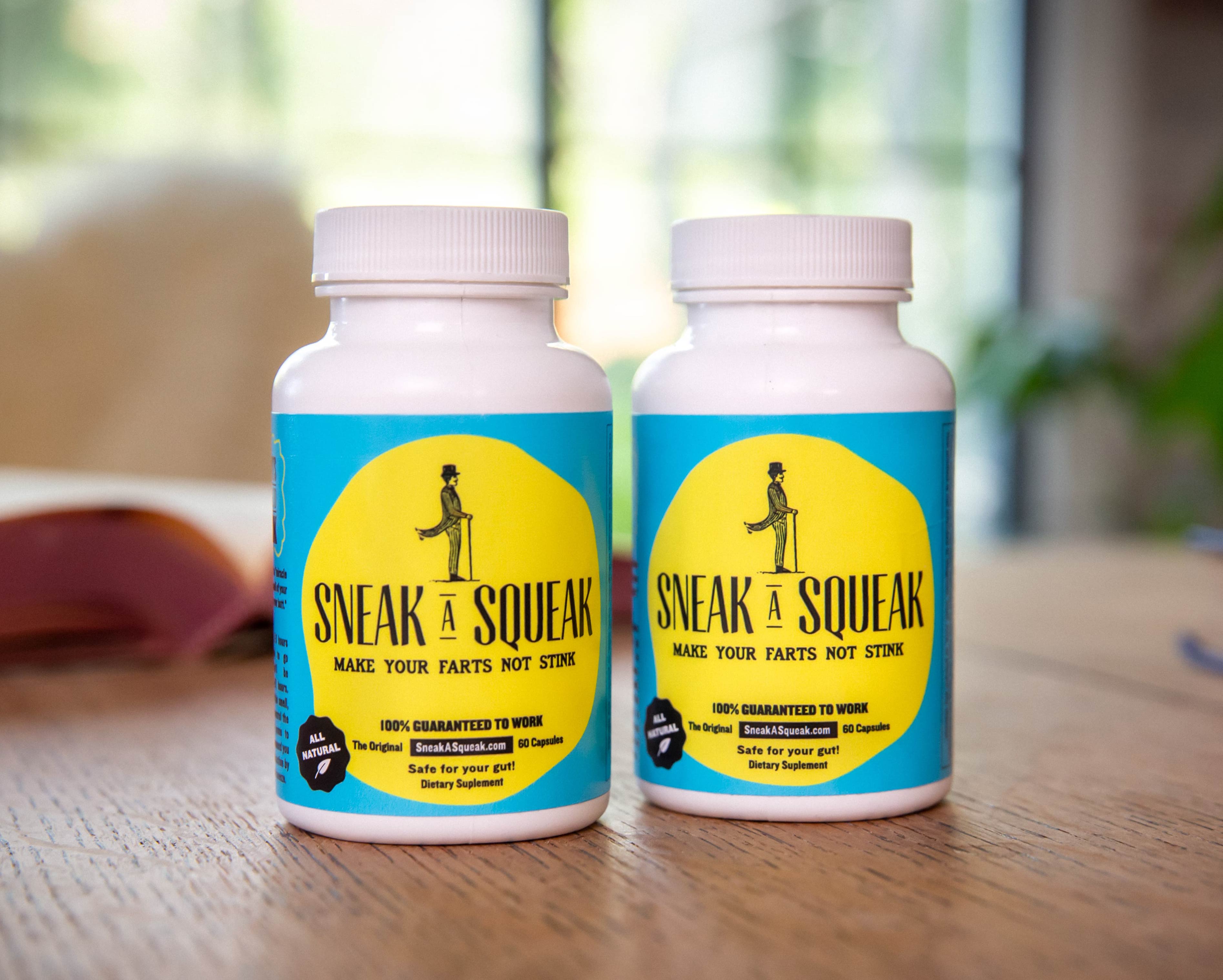 Sneak A Squeak - 3 Bottles, 180 Capsules - FREE SHIPPING