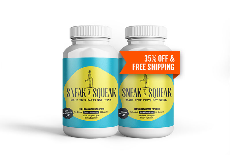 Sneak A Squeak - 2 Bottles, 120 Capsules - FREE SHIPPING